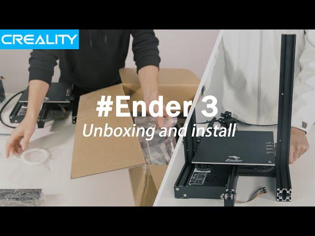 Unboxing | Creality Ender 3 Unbox Set Up and Build (2020)