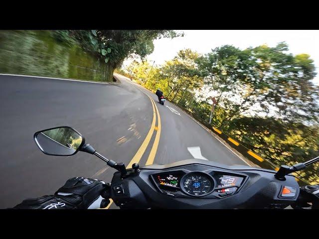 136縣道 雷霆S150 跟拍 勁戰5代 Touge scooter chase gopro10 60fps 廣角