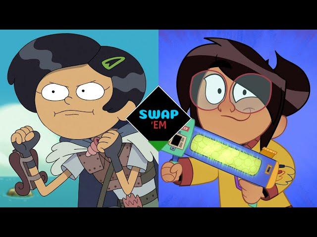 MARCY WU & JUNE CHEN VOICE SWAP | Amphibia/The Ghost & Molly McGee