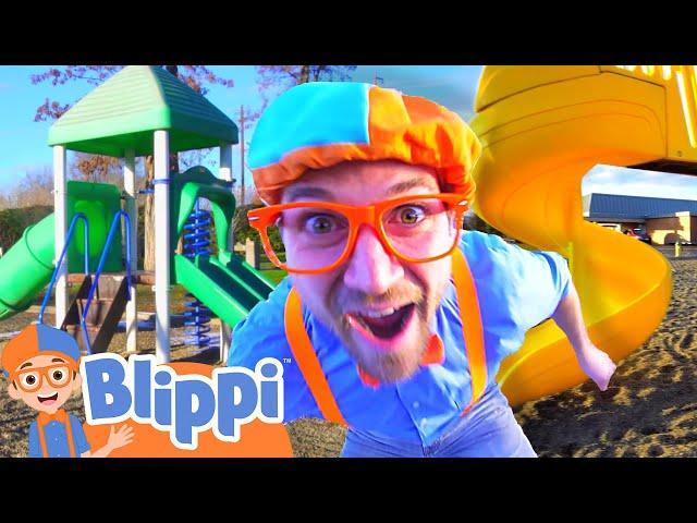 Play At The Park With Blippi! | Moving And Learning With Blippi | Educational Videos For Kids