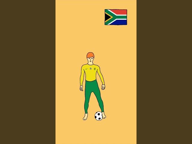 Football Republic of South Africa ver. ️ #football #southafrica #shorts