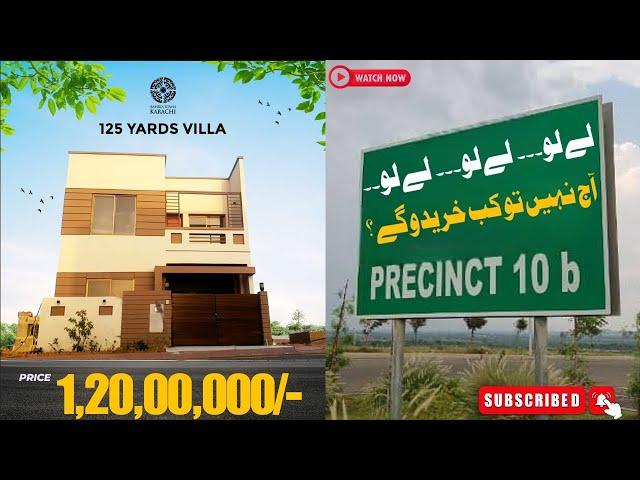 125 Sq.Yard Villa In Precinct 10-B | #bahriatownkarachi | Taimoor Malik BTK