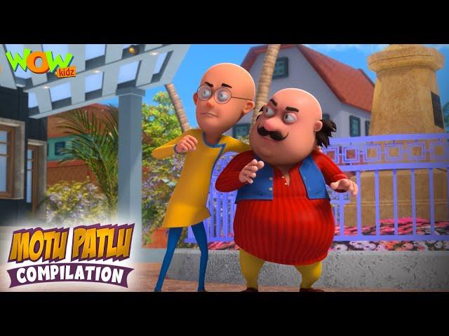 Raja Ka Baj Gaya Baja | Motu Patlu Season 14 Compilation 04 | Motu Patlu | Wow Kidz | #spot