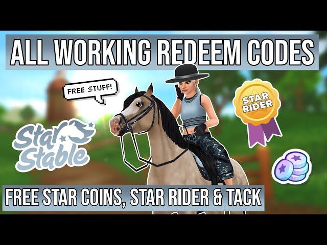 All working codes in June! // FREE Star Coins, Star Rider, Clothing & Tack