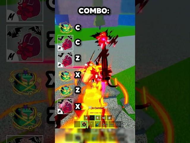 BEST DRAGON COMBO #darkblade #roblox #dragon #bloxfruits #rumble #acidrifle #dough #bloxfruit