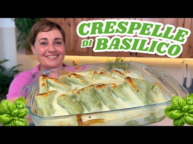 BASIL CREPES WITH RICOTTA AND LEMON Easy Recipe - Homemade by Benedetta