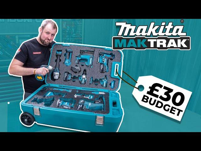 I Made a Makita Maktrak Toolbox FOR JUST £30 BUDGET!