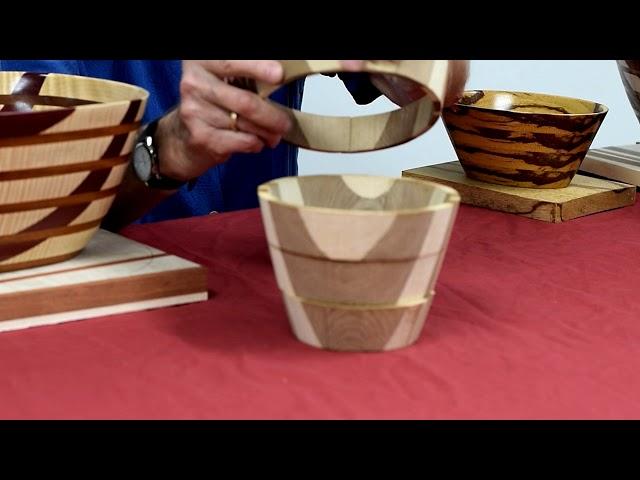 Bill Peirce's Band Saw Bowls, by Roxana Rojas-Luzon