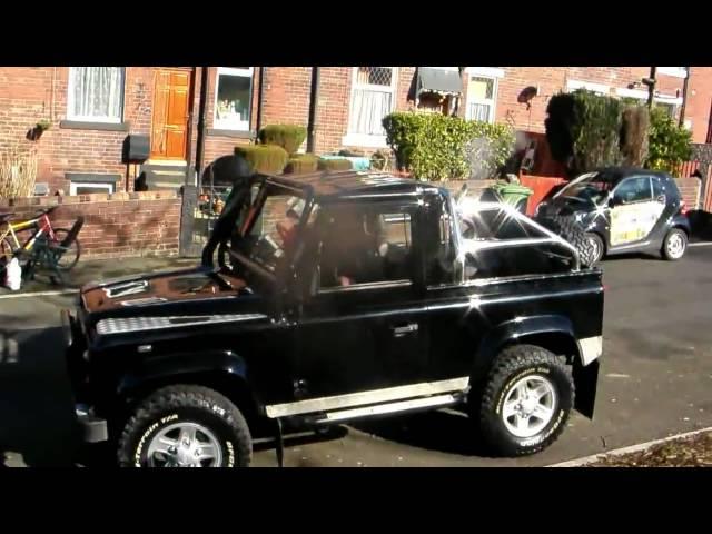 The best Land Rover Defender 90 V8 in the U.K. EVER! (also the noisiest!)