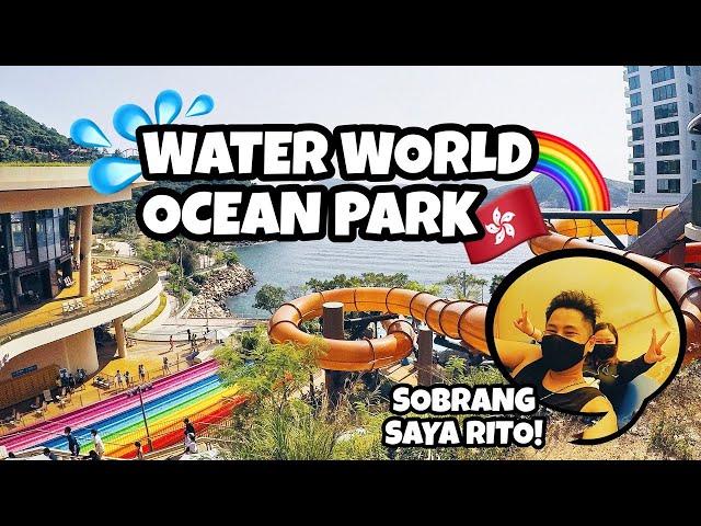 EXPLORING THE NEW WATER WORLD OCEAN PARK HONG KONG 2021 | IS IT SAFE? | JAYBEE DOMINGO