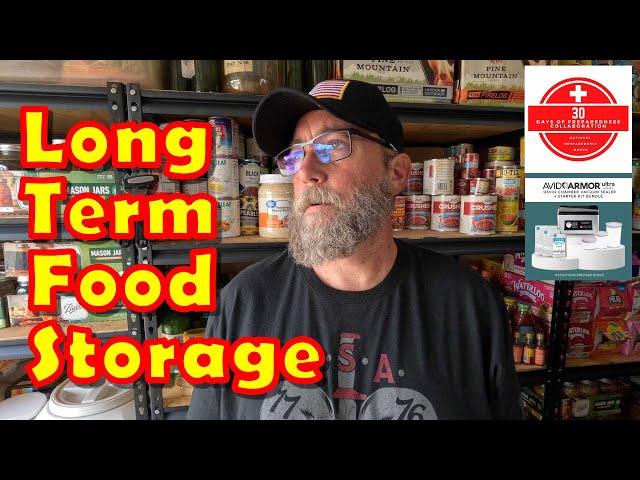 Introduction to Prepping: Long Term Food Storage  #30DAYSOFPREPAREDNESS2024