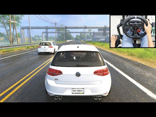 Volkswagen Golf GTI - The Crew 2 | Logitech g29 + shifter gameplay