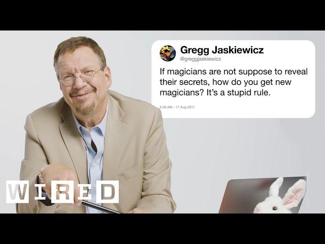 Penn Jillette (Penn & Teller) Answers Magic Questions From Twitter | Tech Support | WIRED