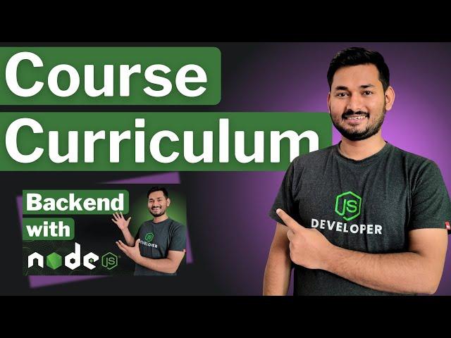 Complete Node.js Course Overview | In-Depth Curriculum Walkthrough | Express.js, MongoDB, Mongoose