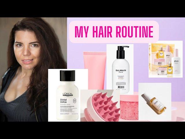 My hair grow routine with Balmain, Loreal, Gisou, Ouai. Everything I did to get my hair back