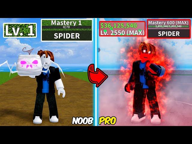 Level 1 to Max Level as Noob Bacon | Awakened Spider | Unlocked Human Race V4 with Zero Robux