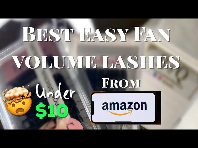 BEST AMAZON VOLUME EASY FAN EYELASH EXTENSIONS