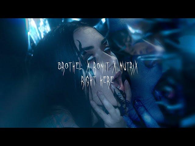 Brothel x Roniit x Mutrix - Right Here (Lyric Video) (Lil Peep cover)