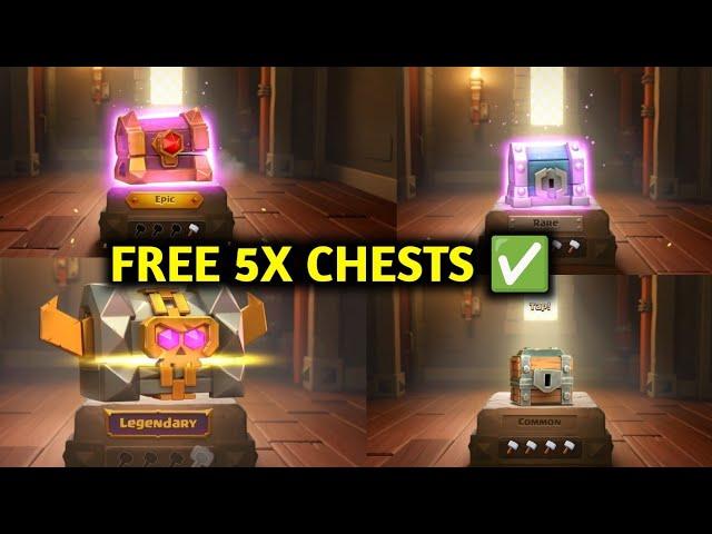 CLAIM YOUR FREE X5 CHESTS IN CLASH OF CLANS  TREASURE CHESTS IN CLASH OF CLANS  COC TREASURE CHEST