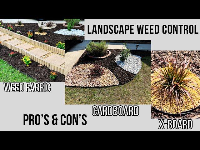 SpringLandscape Weed Control Pro’s & Con’s|Best Weed Material|Before & After Outdoor Projects