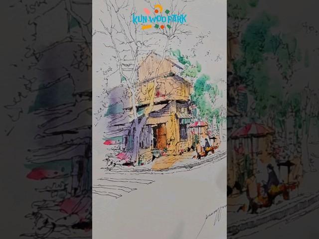 시간과 노력을 들여야 제대로 보인다 #어반스케치 #urbansketch #수채화