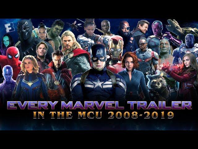 ALL Marvel Cinematic Universe Trailers - Iron Man (2008) to Avengers: Endgame (2019)