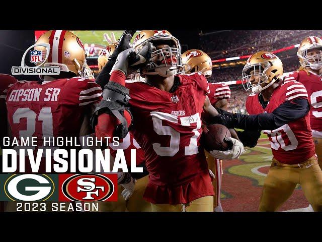 Green Bay Packers vs. San Francisco 49ers Game Highlights | NFL 2023 Divisional Round