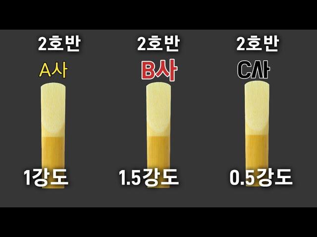 색소폰 리드  홋수에 대해 (악기수리하는 남자)