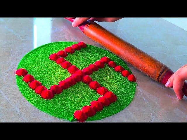 Most easy and beautiful DIWALI  rangoli /Easy Swastika, Lakshmi charan, Lotus 🪷 rangoli for Diwali