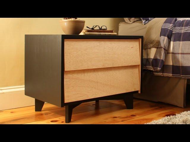 How to make a Mid-Century Modern Nightstand