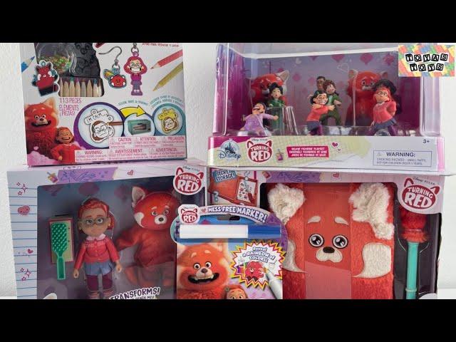 Disney Pixar Turning Red Collection Unboxing Review | Turning Red Deluxe Figure Set