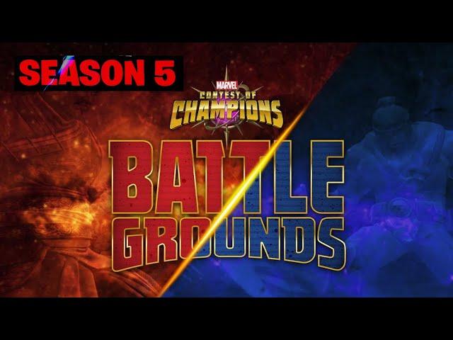 First Match In Season 5 Battlegrounds MCOC