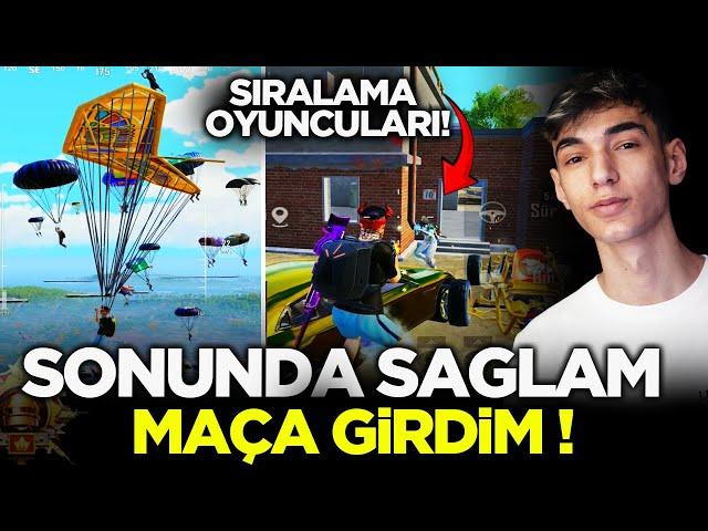 SONUNDA! SIRALAMA MAÇINA DÜŞTÜM  İNANILMAZ OYUN DÖNDÜ! / Pubg Mobile Gameplay