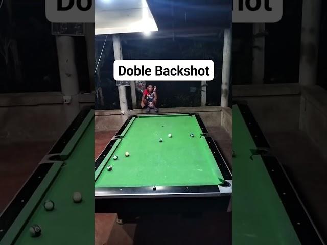 Double backshot #Shorts #billiardgame #Youtubeshorts