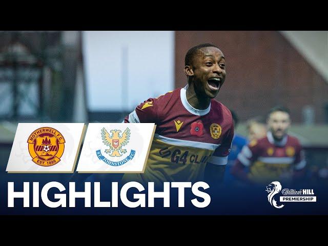 Motherwell 2-1 St Johnstone | Sparrow's Strike Secures Win | William Hill Premiership