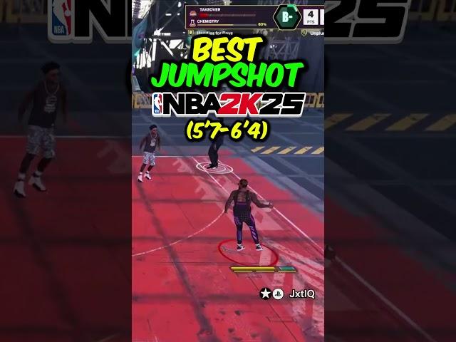 Best Jumpshot For 5’7-6’4 #jxtiq #nba2k25 #2k25 #2kcommunity #ytshorts