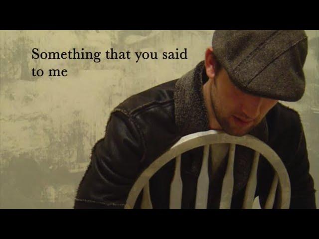 David Blair - Something That You Said To Me - Lyric Video