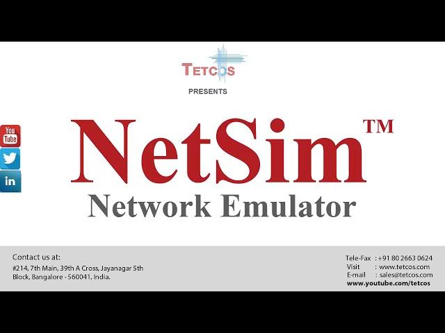 Network Emulator: NetSim - Introduction