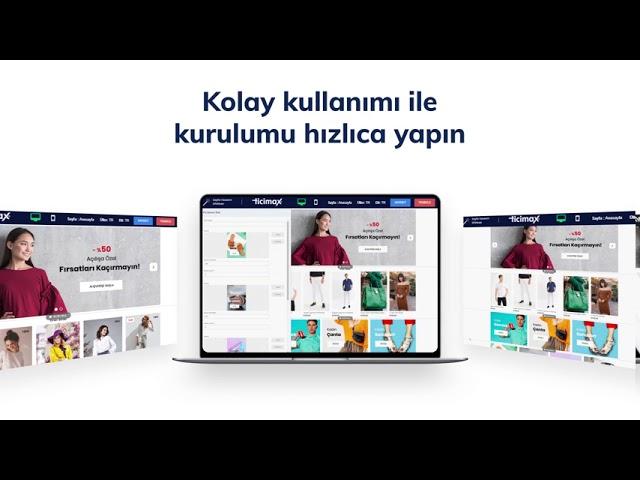 Ticimax ile E-ticarete Başlamak Çok Kolay