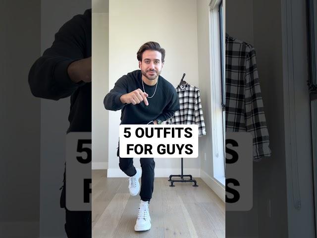 4 Outfits Any Guy Can Pull Off | Alex Costa #Shorts