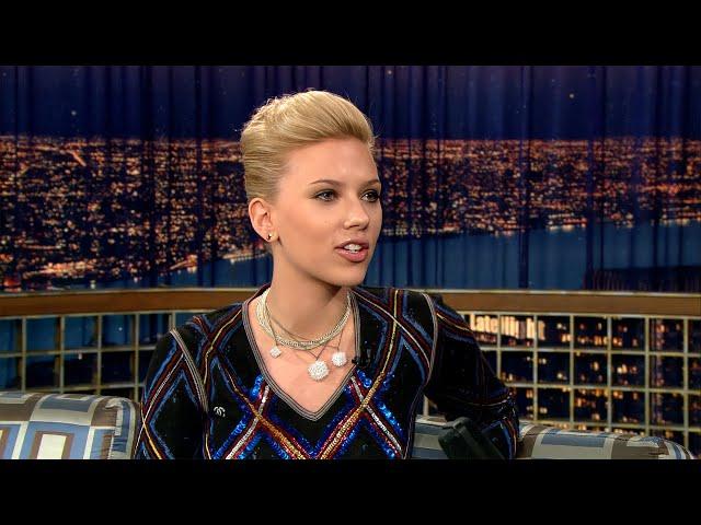 Scarlett Johansson Likes To Stare | Late Night with Conan O’Brien