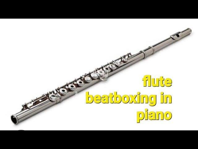 Flute beatboxing in piano  . TUNG SUNG VLOGS .