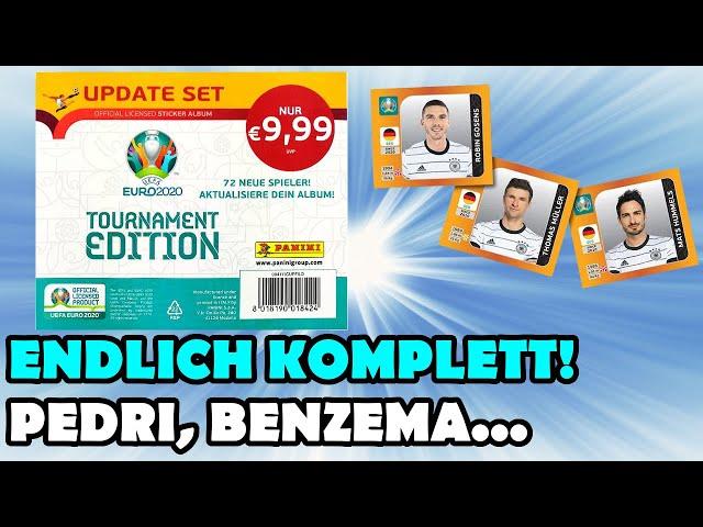  Update Set Panini EURO 2020 Tournament Edition -  72 neue Sticker - Panini Sticker Opening 