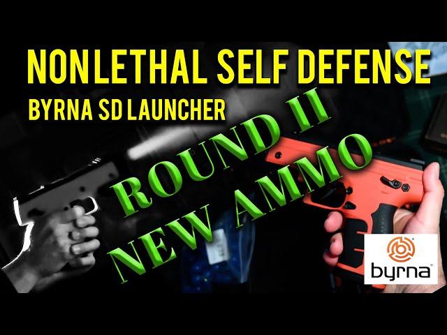 RELOADED: NON LETHAL SELF DEFENSE. THE BYRNA SD ROUND II #selfdefence #byrna