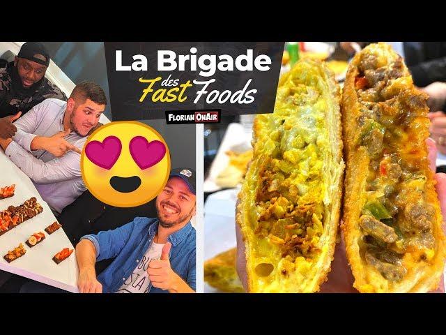 La BRIGADE tombe LOVE de ces SANDWICHS FRITS (Marathon Fast Food Part 2) - VLOG #932