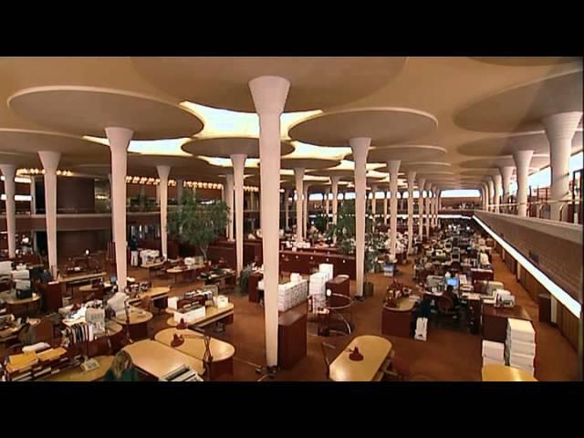 Architecture. Frank Lloyd Wright "Johnson Wax Administrative Building"