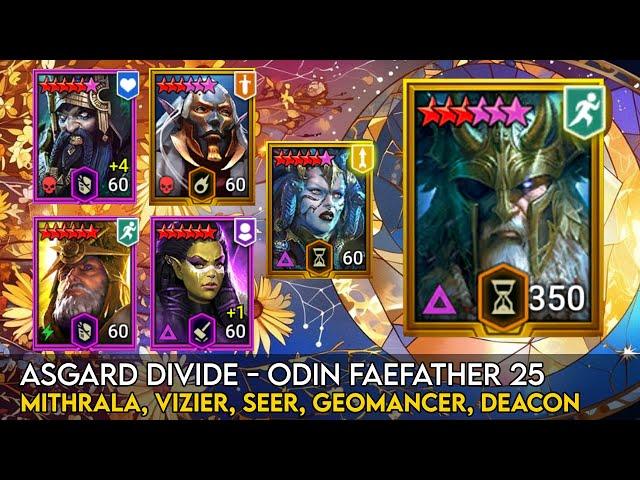 Odin FaeFather 25 - Mithrala, Vizier, Seer, Geomancer, Deacon | Raid Shadow Legends Guide