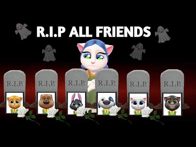 My Talking Tom Friends - AMONG US - R.I.P ALL FRIENDS - SQUID DOLL LONELY