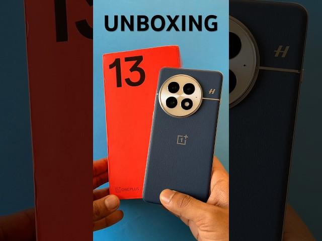 OnePlus 13 Unboxing - Blue Color 