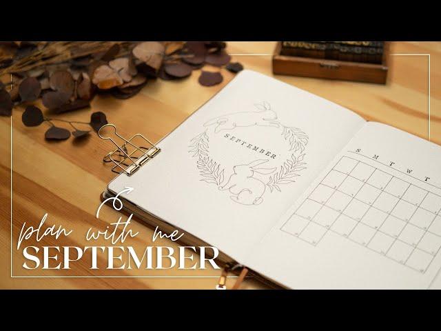 September Plan With Me  a simple yet special theme ️